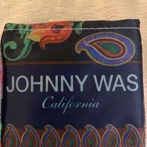 Johnny Was California Nylon Reusable totes. Measures 15” x11”